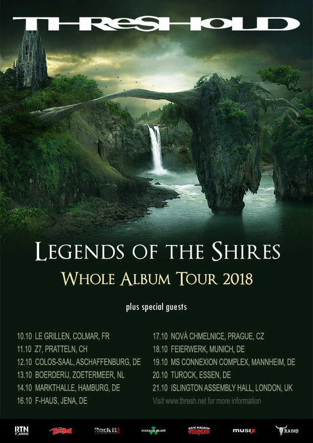 THRESHOLD - Legends Of The Shires - Europatour 2018